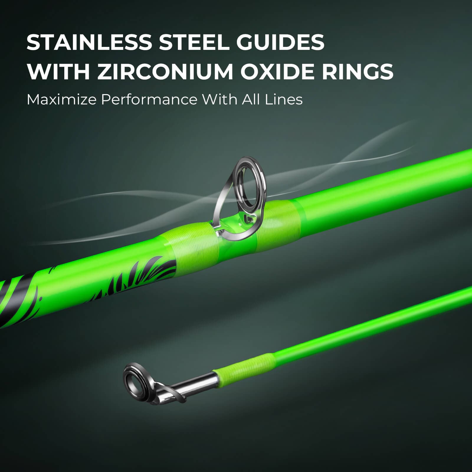 KastKing Zephyr Dual-tip Baitcaster Rod and Reel Combo 19 kastKing